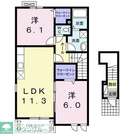メゾン・ブナの森の物件間取画像